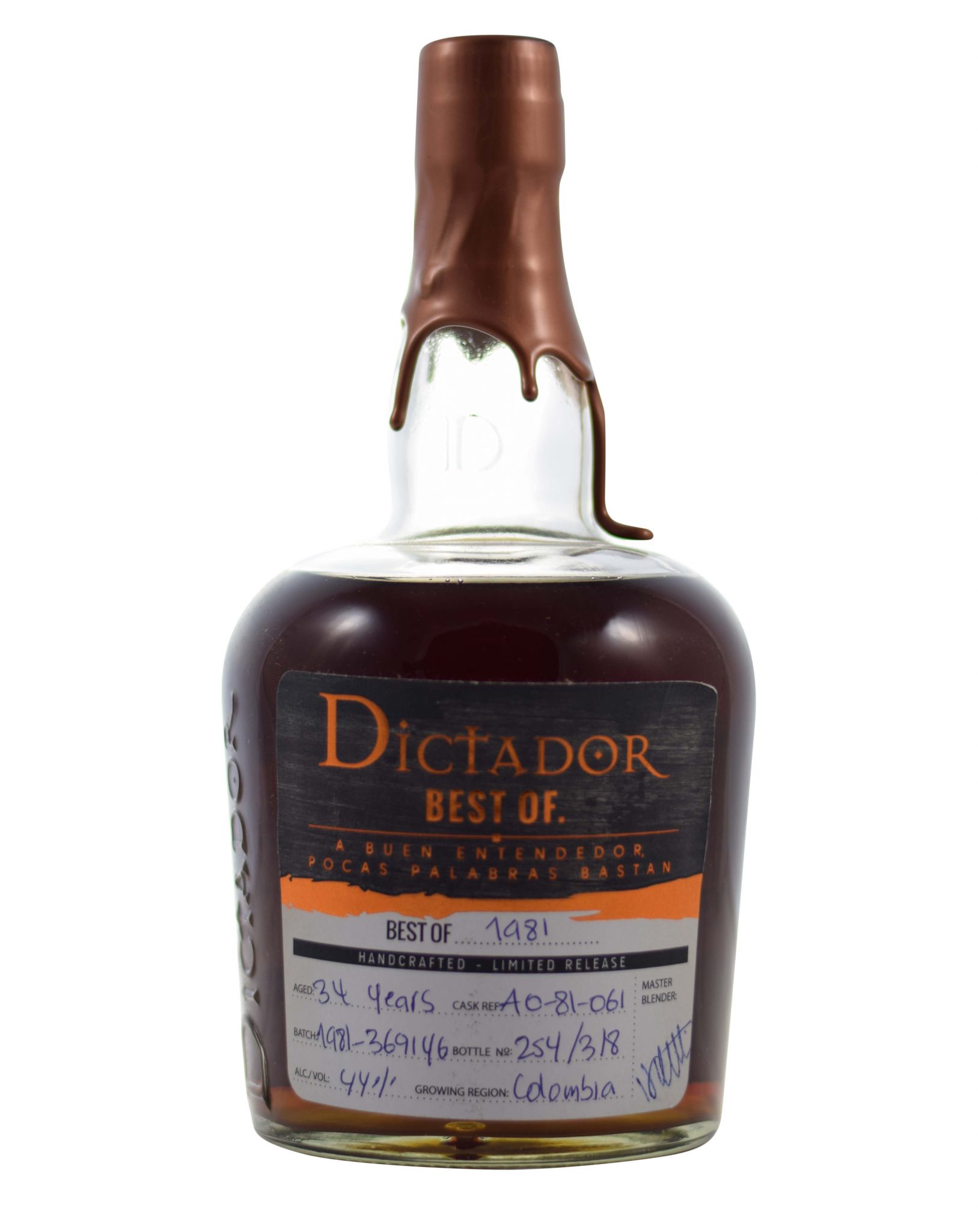 Dictador 1981 34 years 44% Musthave Malts MHM