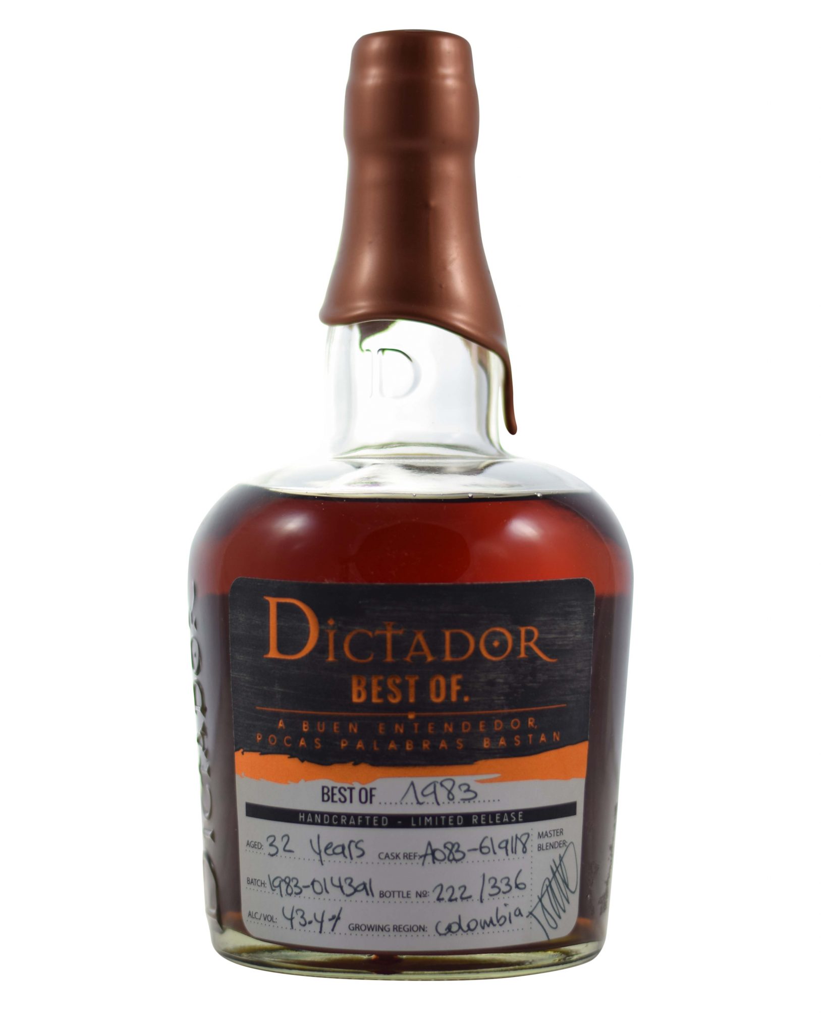 Dictador 1983 32 years 43,4% Musthave Malts MHM