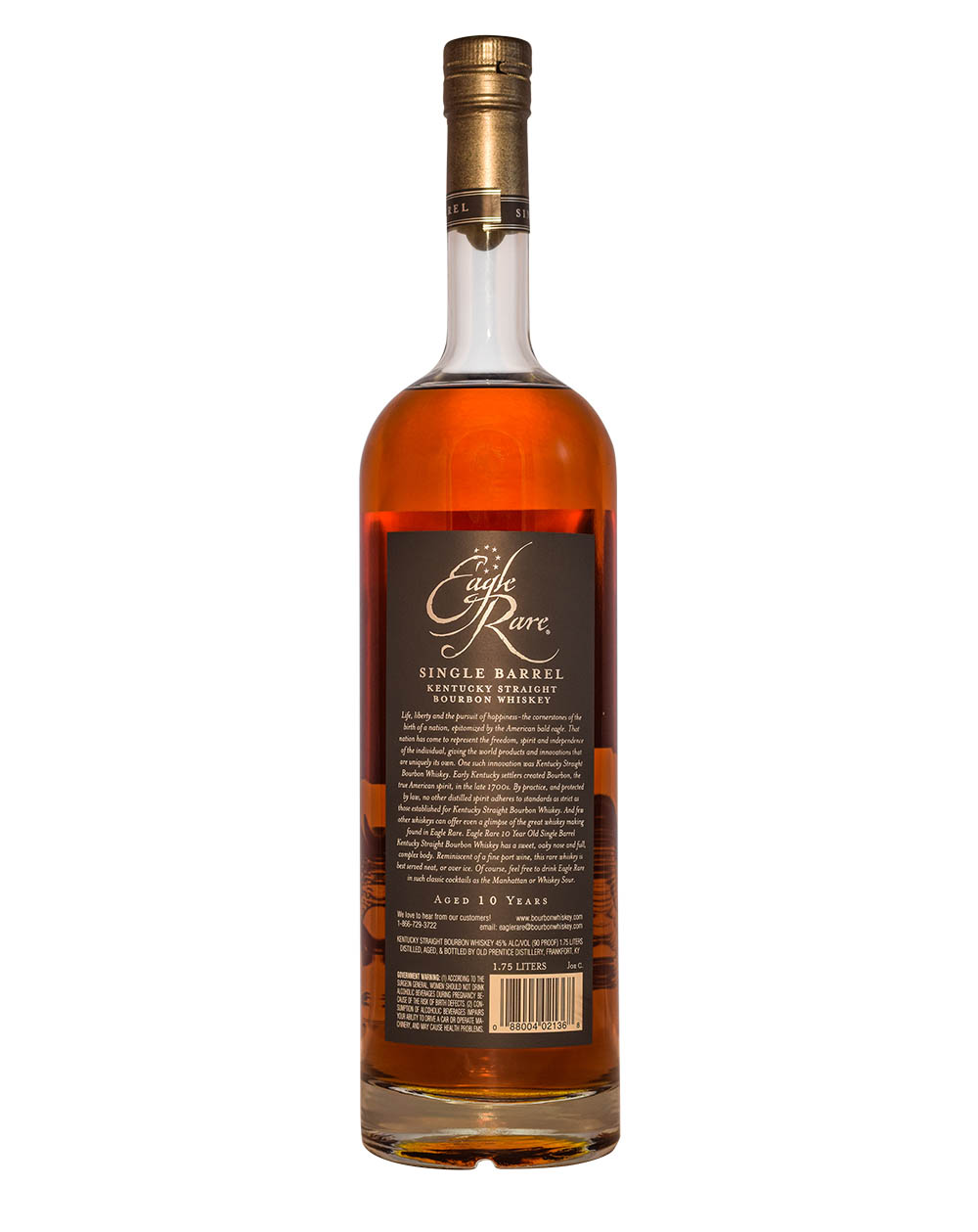 Eagle Rare 2007 Single Barrel Old Prentice 1.75L (10 Years Old) Back Musthave Malts MHM