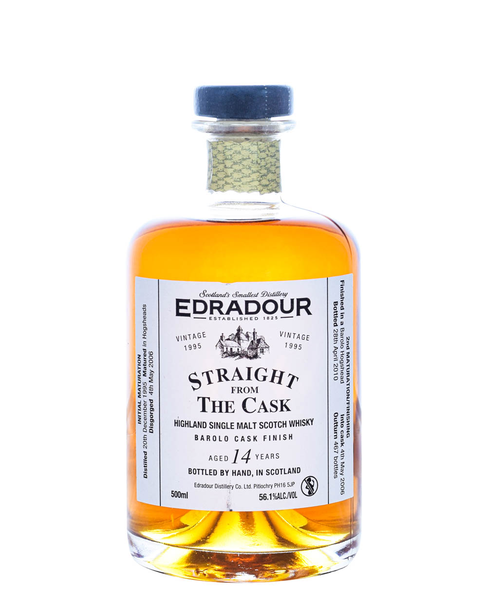Edradour 14 Years Old Straight From The Cask Barolo Finish Musthave Malts MHM
