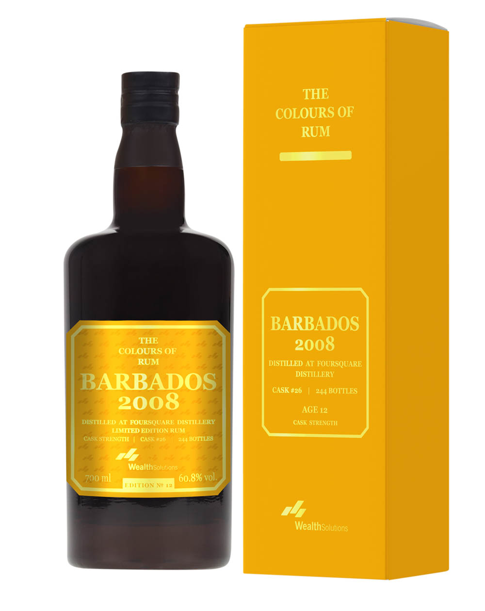 Foursquare Barbados 2008 The Colours Of Rum Edition 12 Box Musthave Malts MHM