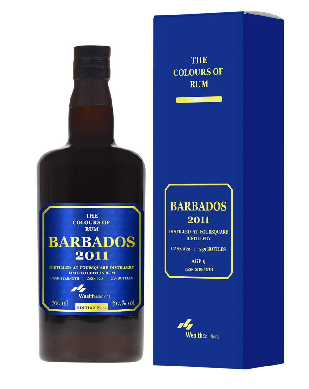 Foursquare Barbados 2011 The Colours Of Rum Edition 11 Box Musthave Malts MHM