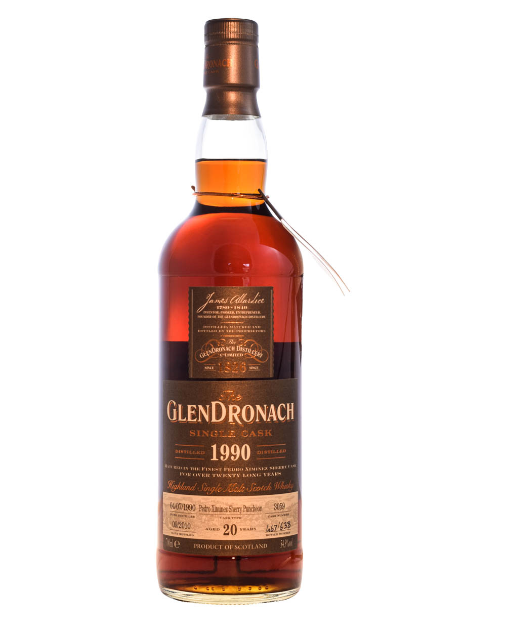 GlenDronach 1990 Single Cask #3059 (20 Years Old)
