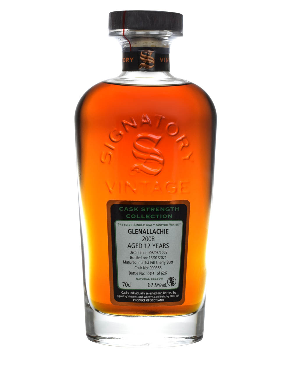 Glenallachie 12 Years Old Signatory Vintage 2008 Musthave Malts MHM