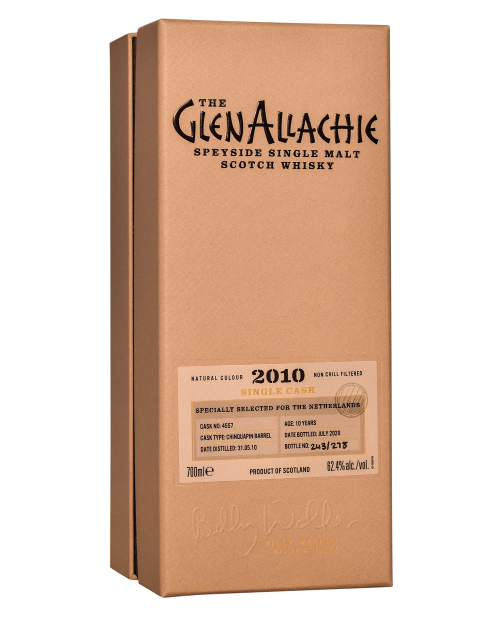Glenallachie 2010 Single Cask Selected for The Netherlands (10 Years Old) Box Musthave Malts MHM