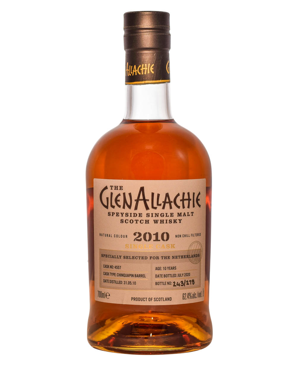 Glenallachie 2010 Single Cask Selected for The Netherlands (10 Years Old)