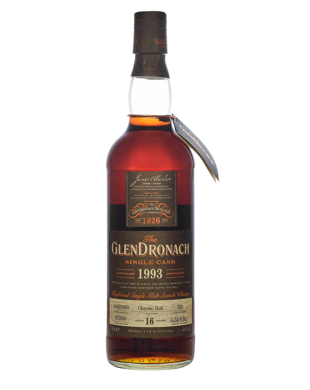 Glendronach 16 Years Old 1993 Single Cask 523 Batch 1 Musthave Malts MHM