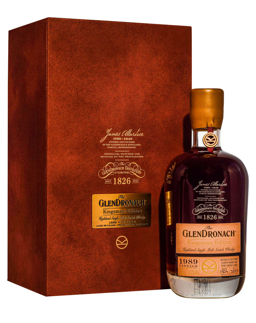 Glendronach 1989 Vintage Kingsman Edition (29 Years Old) Box 1 Musthave Malts MHM