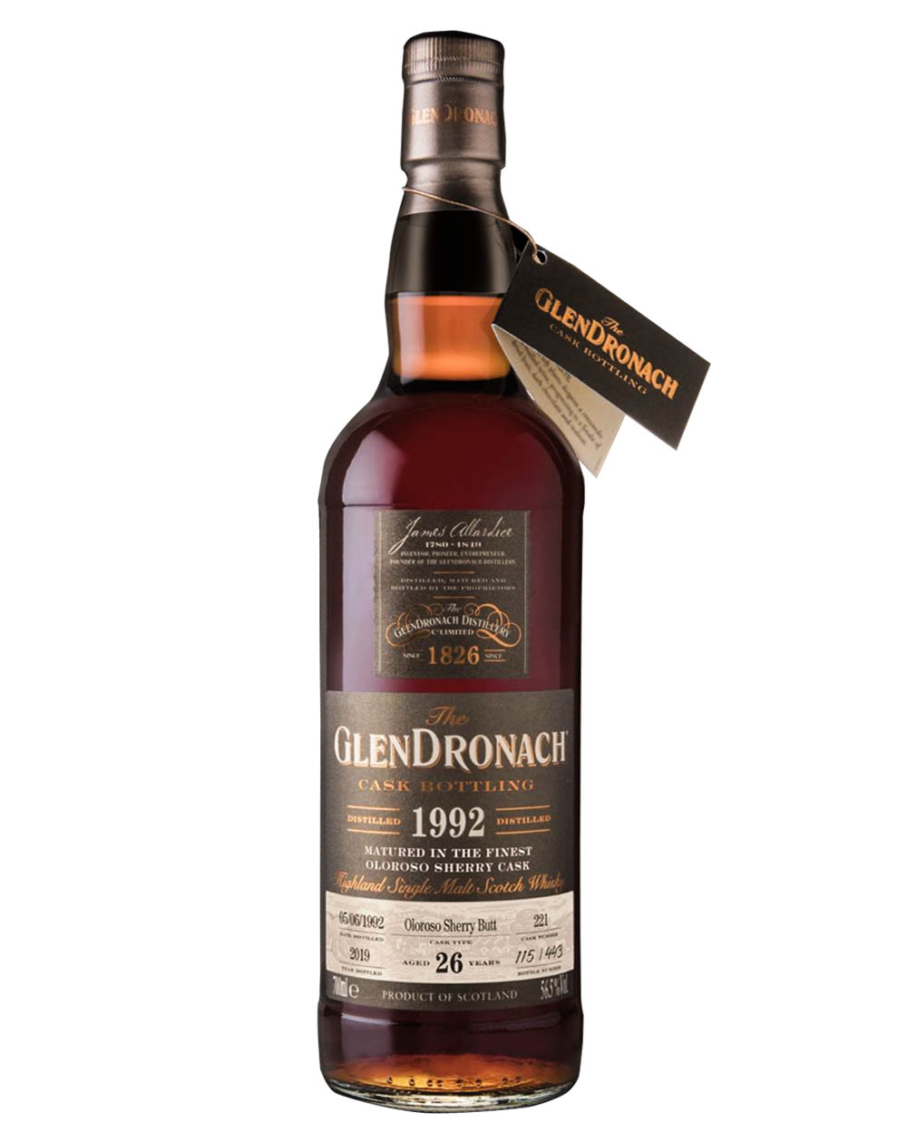 Glendronach 1992 Single Cask #221 (26 Years Old) Musthave Malts MHM
