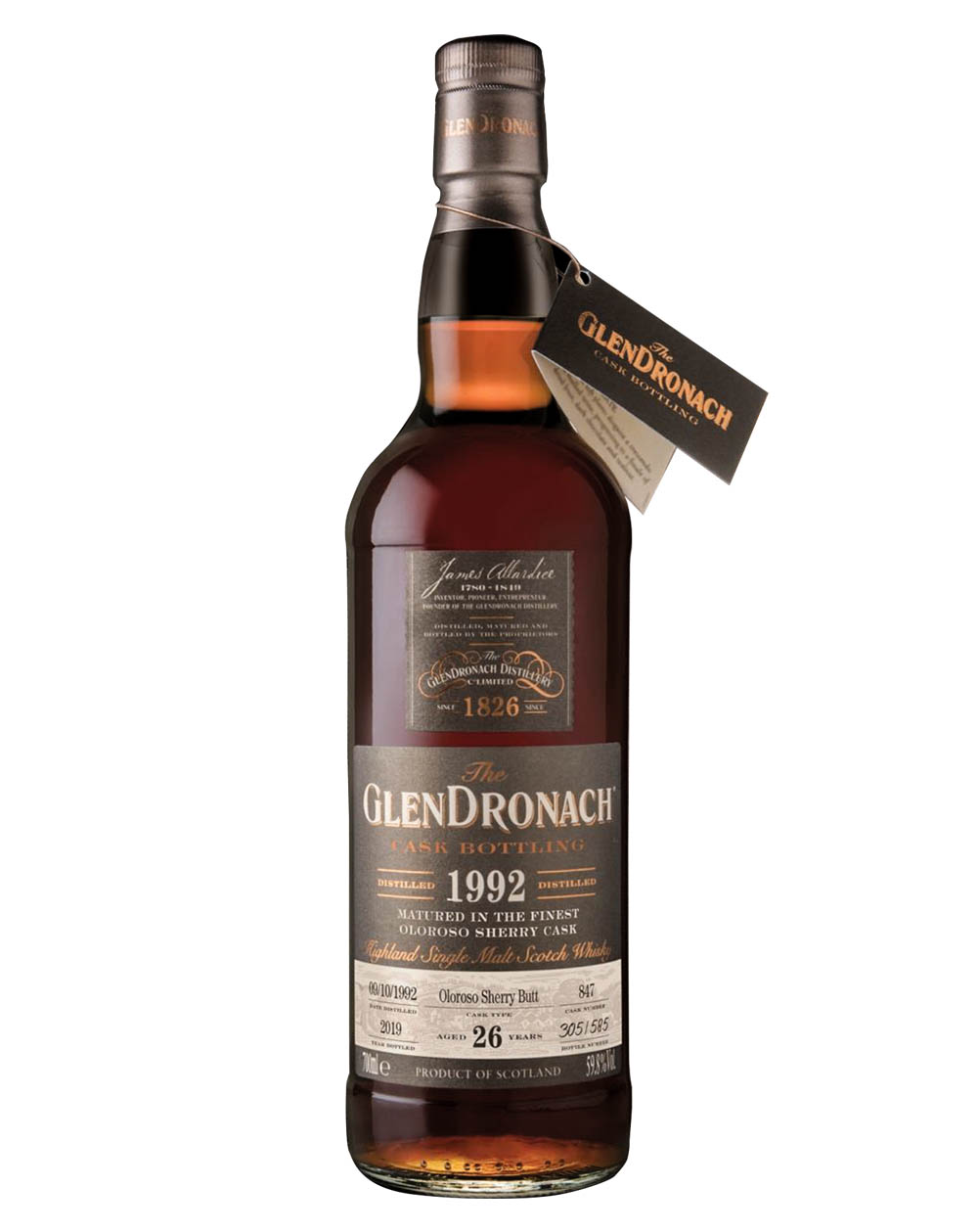 Glendronach 1992 Single Cask #847 (26 Years Old) Musthave Malts MHM