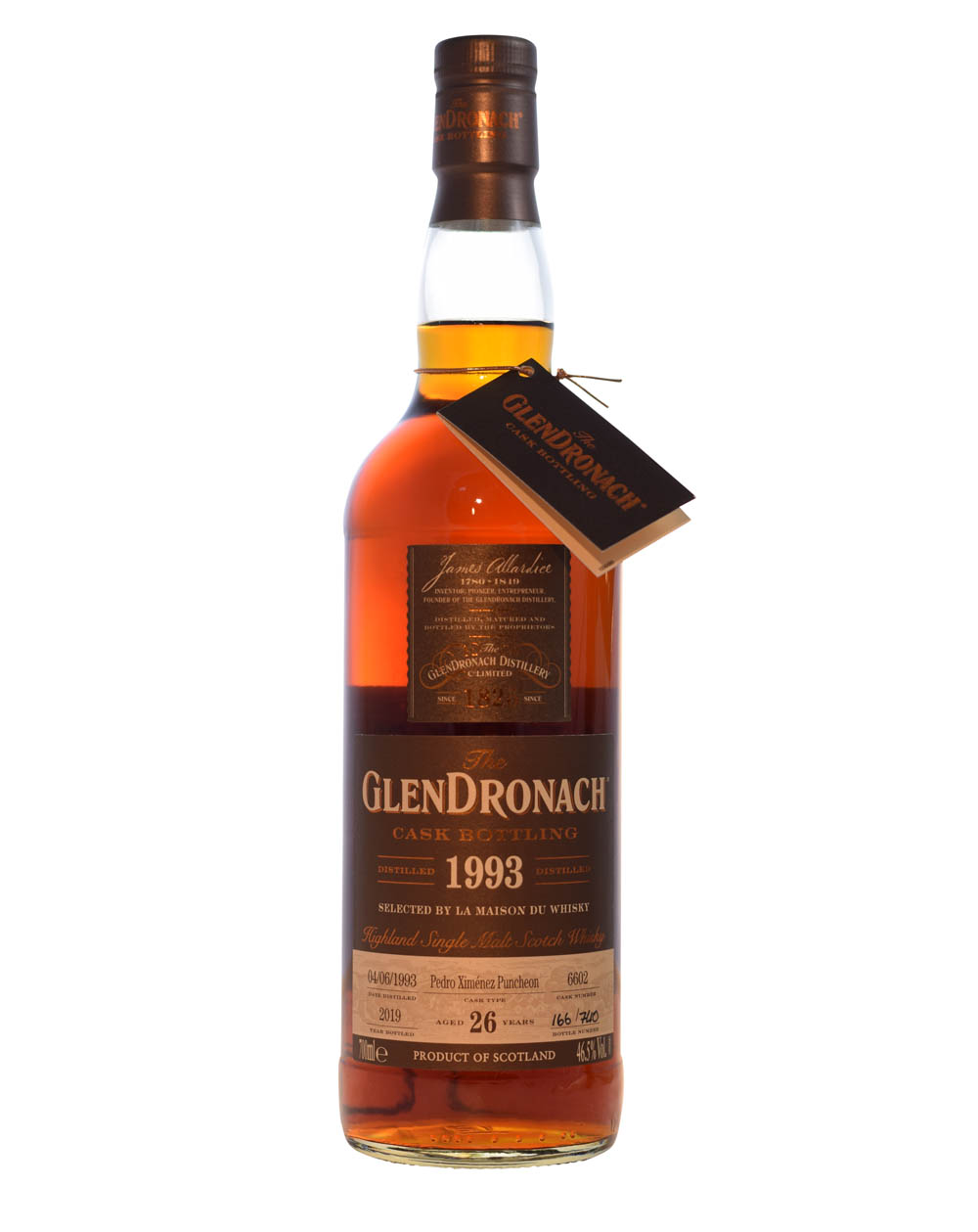 Glendronach 1993 Single Cask #6602 (26 Years Old) Musthave Malts MHM