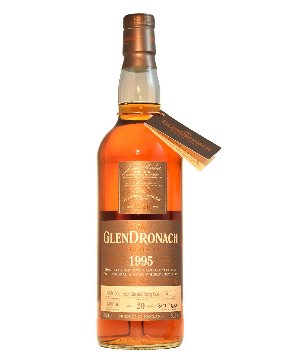 Glendronach 1995 Single Cask #5401 (20 Years Old) Musthave Malts MHM