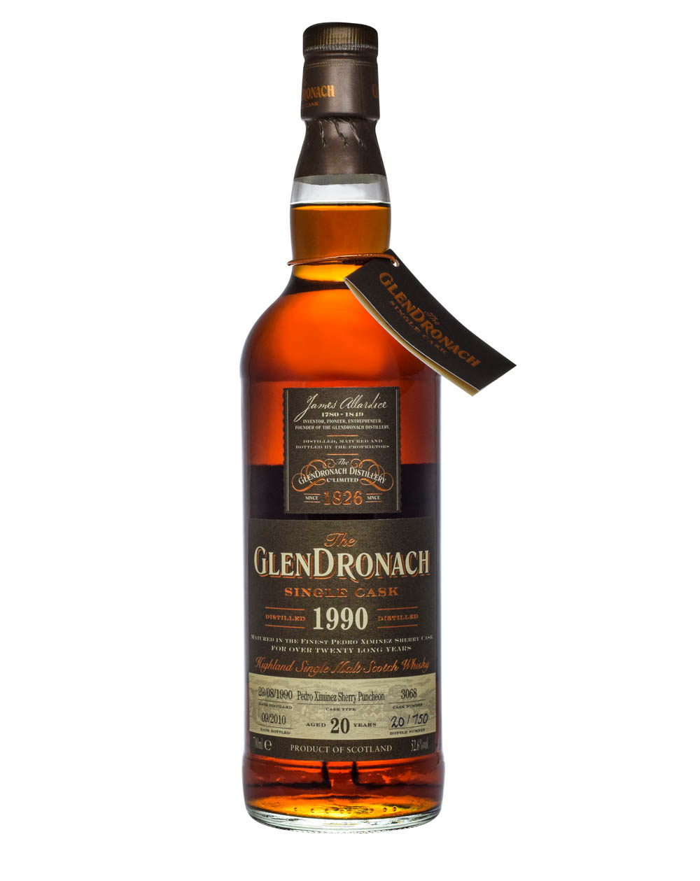 Glendronach 20 Years Old Single Cask 1990 Musthave Malts MHM