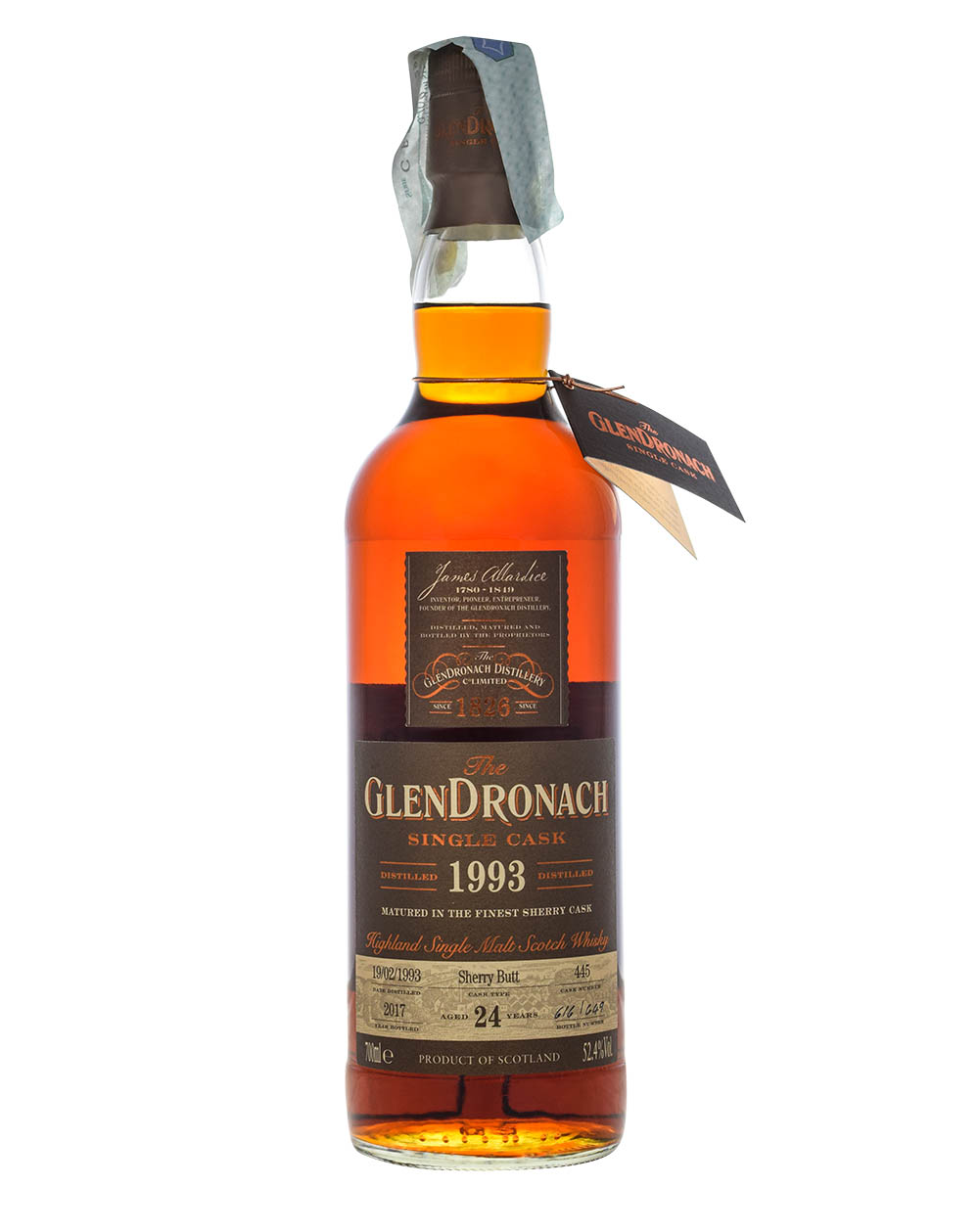 Glendronach 24 Years Old 1993 Cask # 445 Musthave Malts MHM