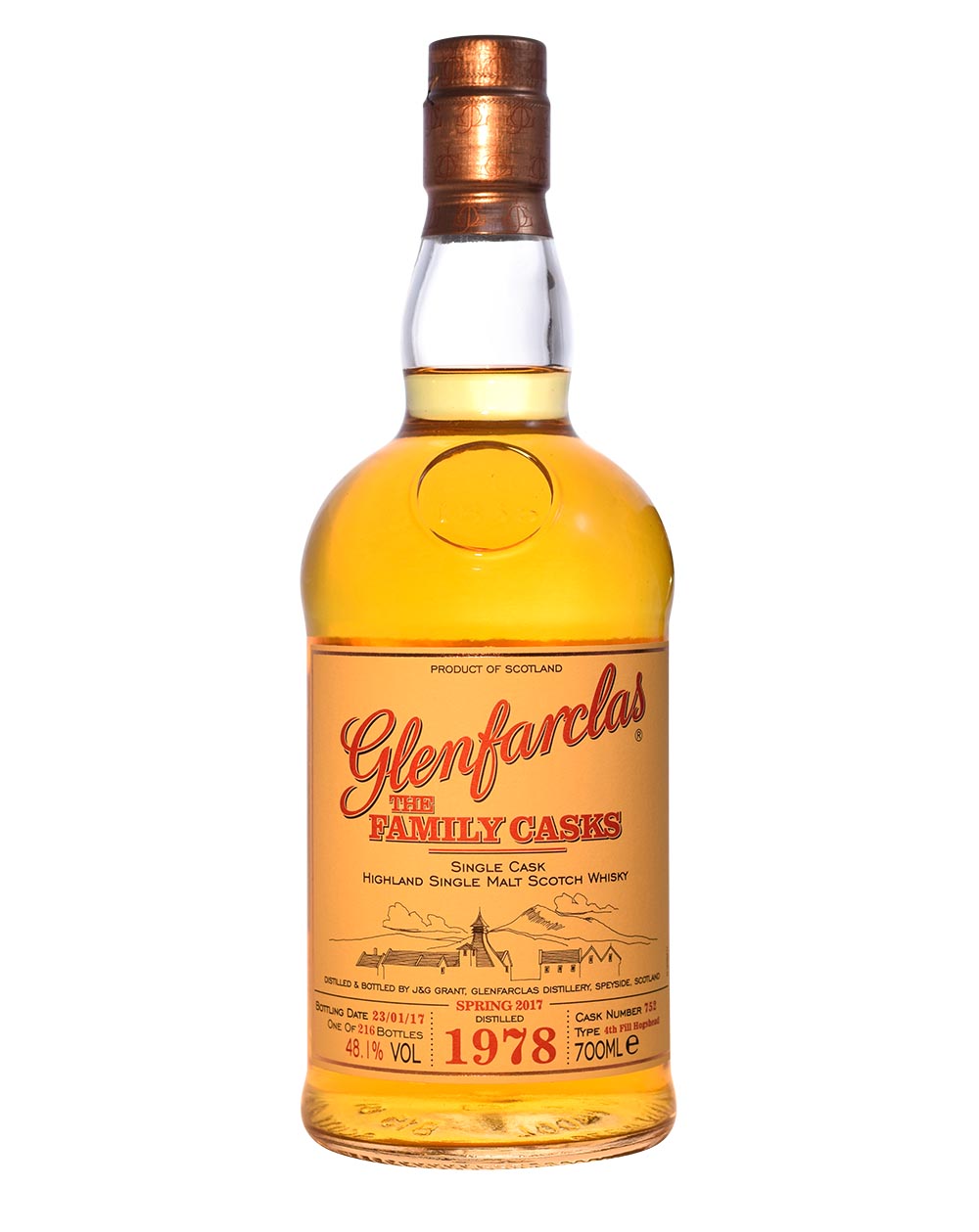 Glenfarclas 1978 The Family Cask #752 (38 Years Old) Musthave Malts MHM