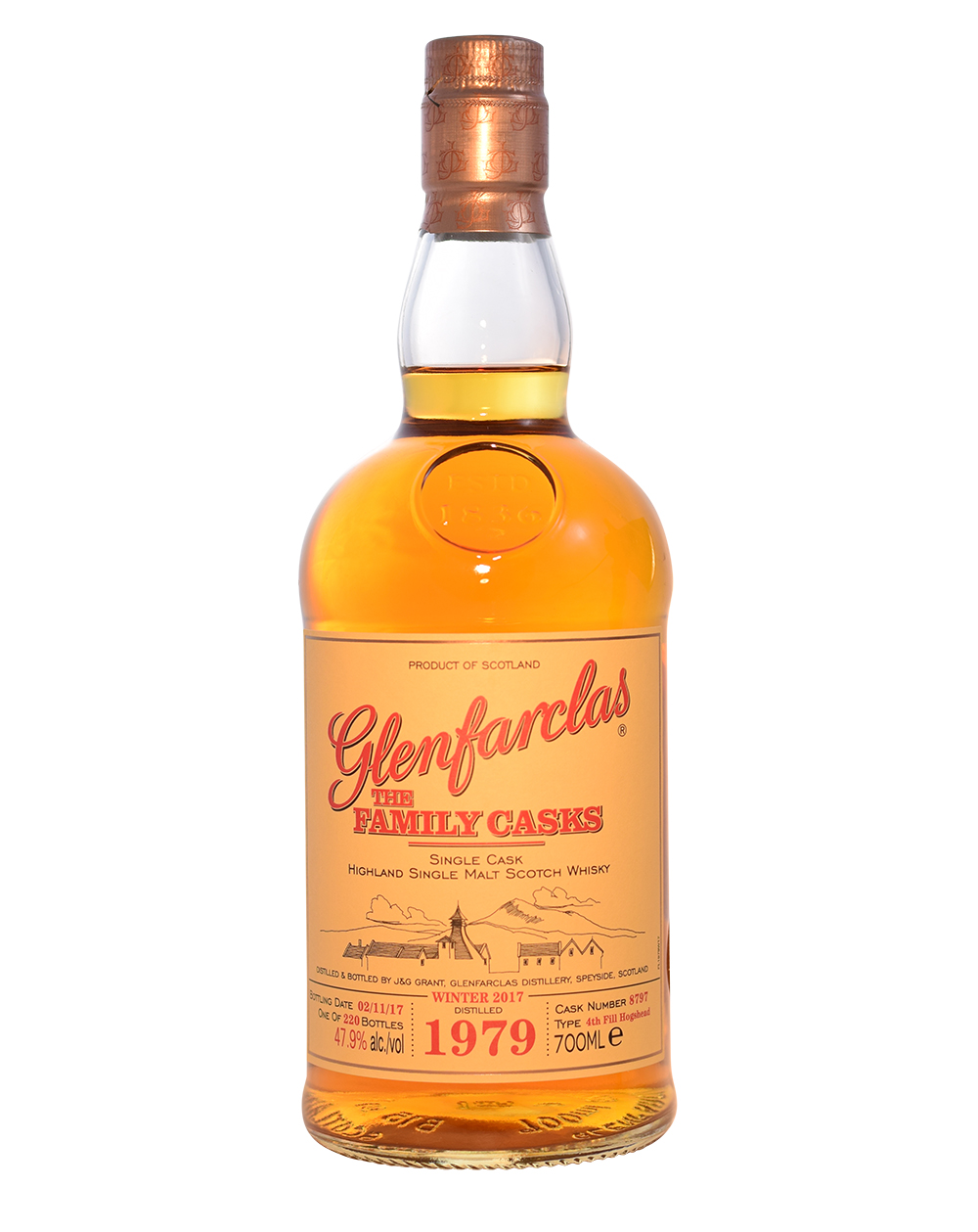 Glenfarclas 1979 The Family Cask #8797 (38 Years Old) Musthave Malts MHM