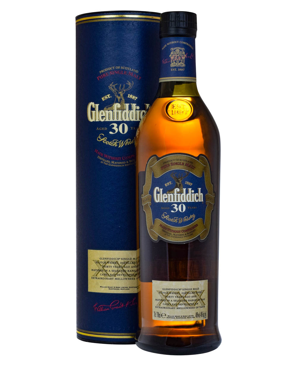 Glenfiddich 30 Years Old 2008 Tube Musthave Malts MHM