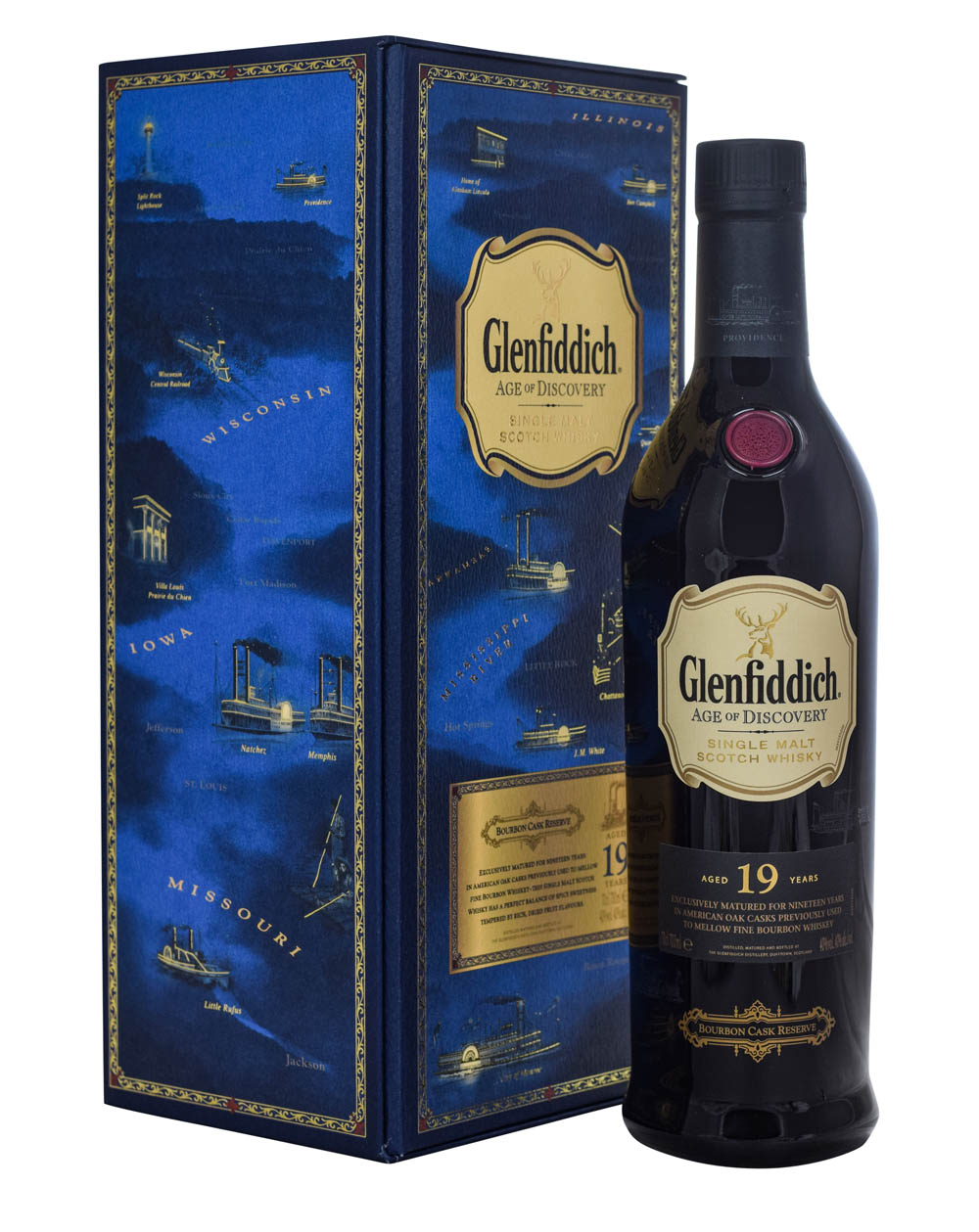 Glenfiddich Age of Discovery Bourbon Cask Reserve 19 Years Old Box Musthave Malts MHM