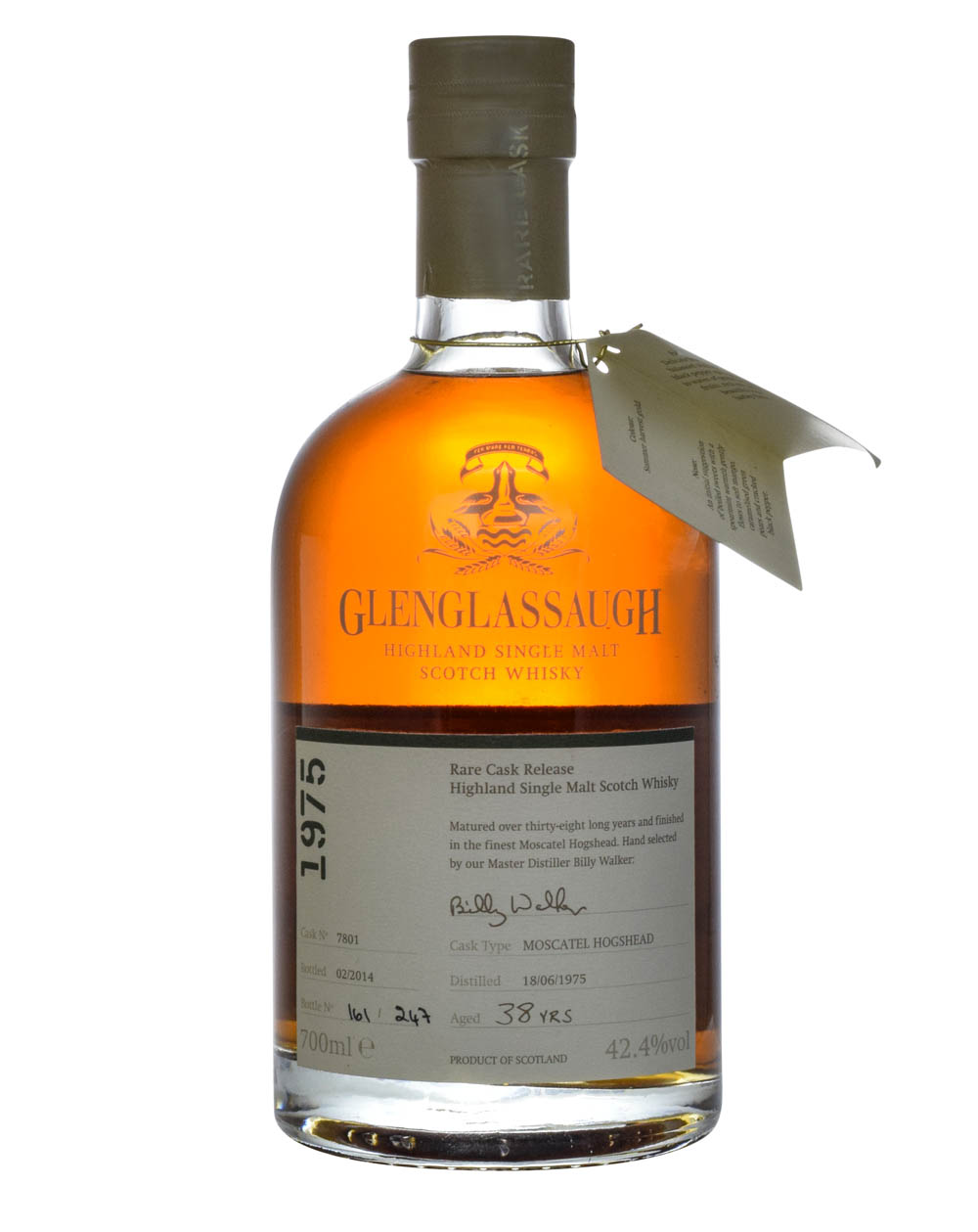 Glenglassaugh 38 Years Old 1975 Moscatel Hogshead Musthave Malts MHM