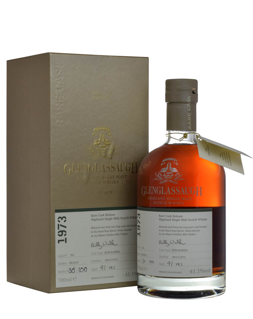 Glenglassaugh 41 Years Old 1973 Rum Barrel Box Musthave Malts MHM