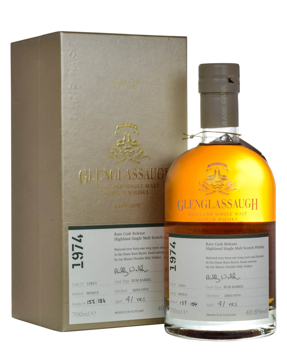 Glenglassaugh 41 Years Old 1974 Rum Barrel Box Musthave Malts MHM