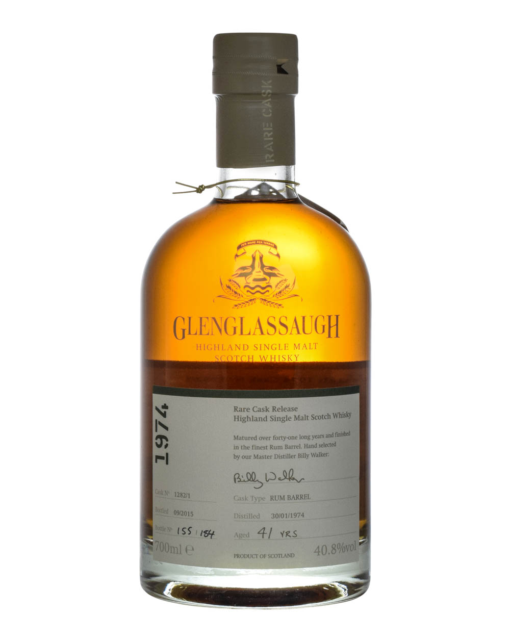 Glenglassaugh 41 Years Old 1974 Rum Barrel Musthave Malts MHM