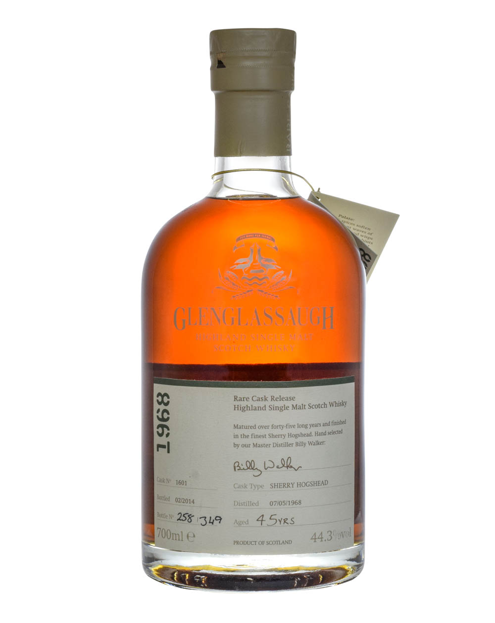 Glenglassaugh 45 Years Old 1968 Sherry Hogshead Musthave Malts MHM