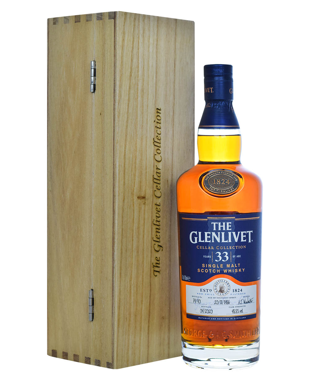 Glenlivet 33 Years Old Cellar Collection 1986 Box Musthave Malts MHM
