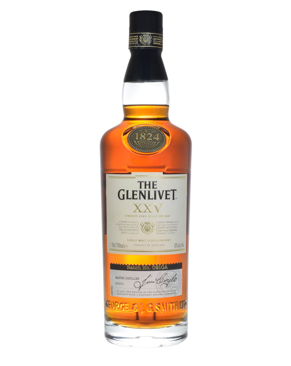 Glenlivet XXV 25 Years Old Batch 0910A Musthave Malts MHM