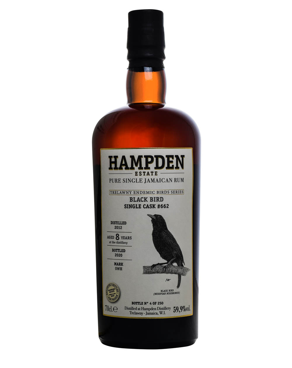 Hampden 8 Years Old Black Bird 2020 Single Cask 662 Musthave Malts MHM