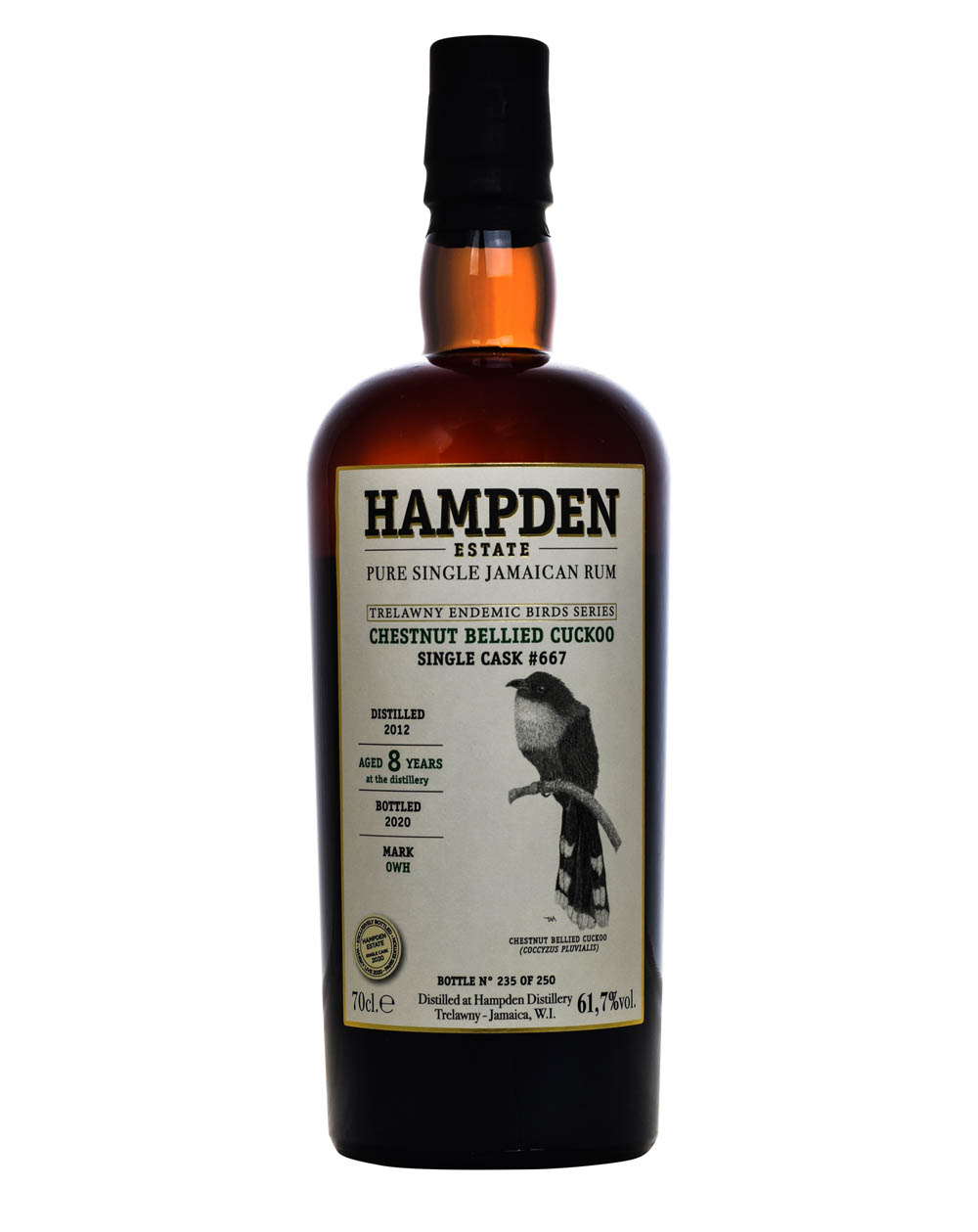 Hampden 8 Years Old Chestnut Bellied Cuckoo 2020 Single Cask 667 Musthave Malts MHM
