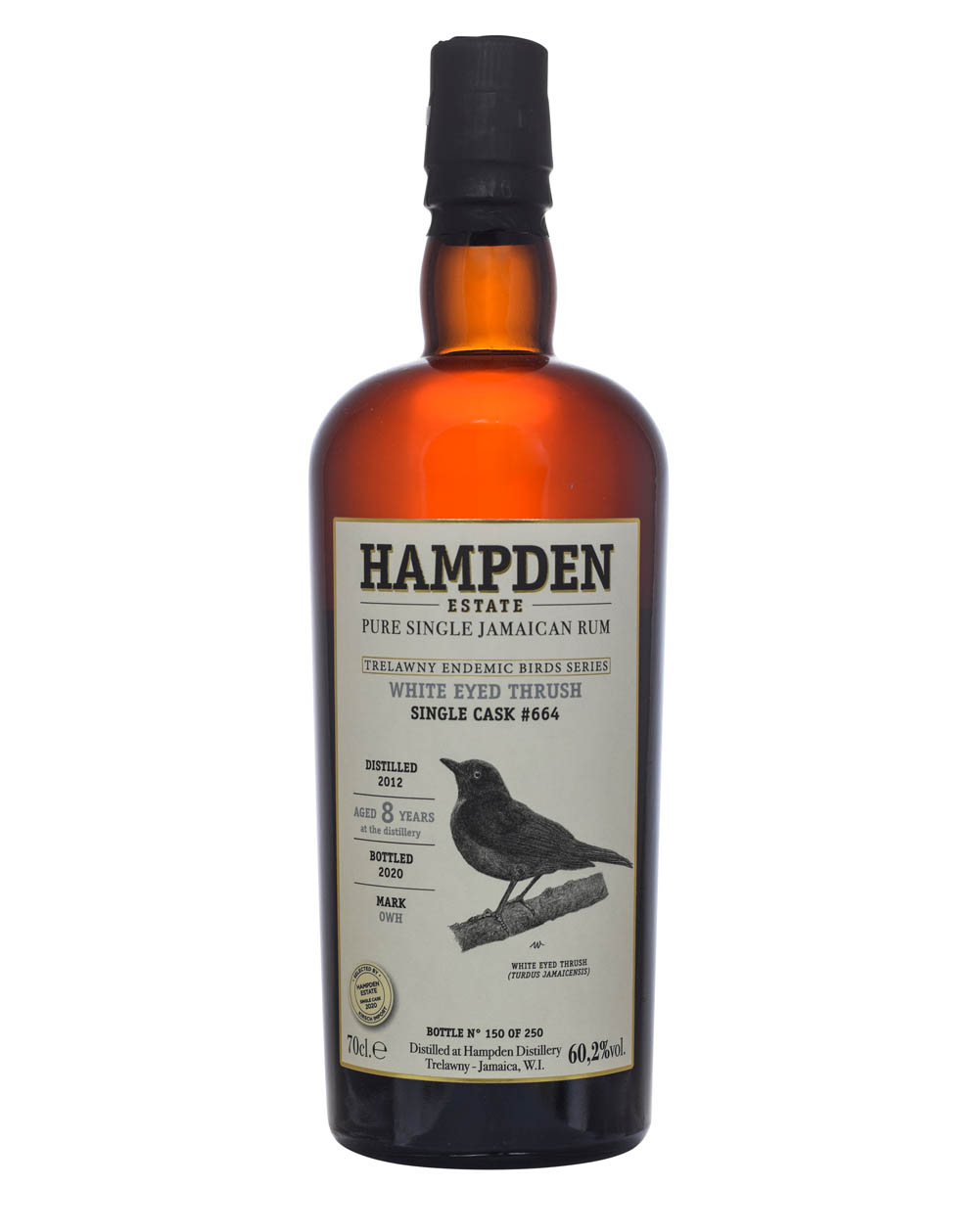 Hampden 8 Years Old White Eyed Thrush Cask #664 Musthave Malts MHM