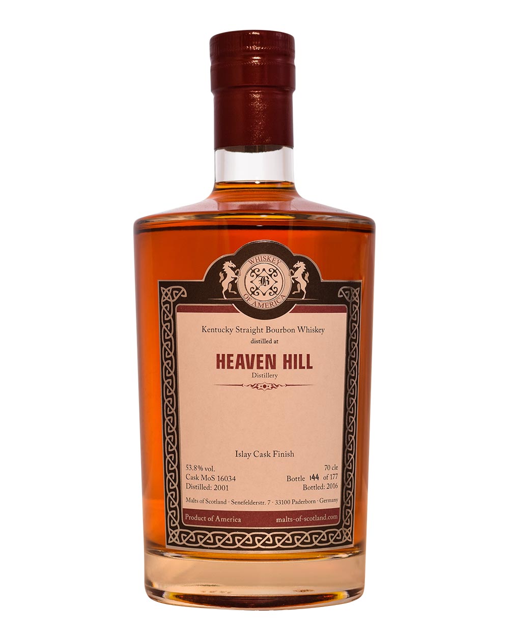 Heaven Hill 2001 Islay Cask Finish (5 Years Old) Musthave Malts MHM