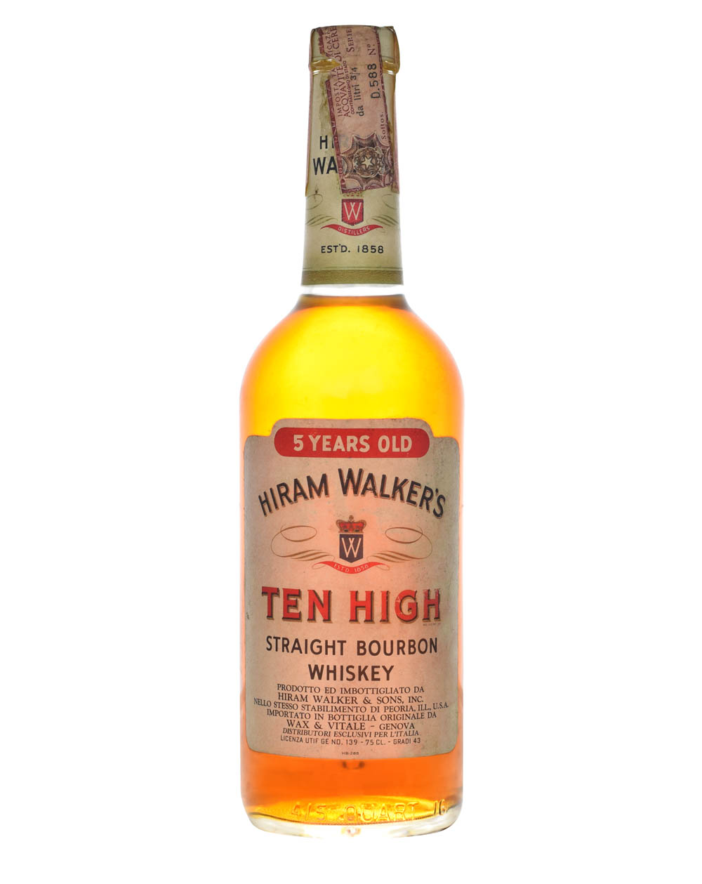 Hiram Walker's Ten High 5 Years Old Musthave Malts MHM
