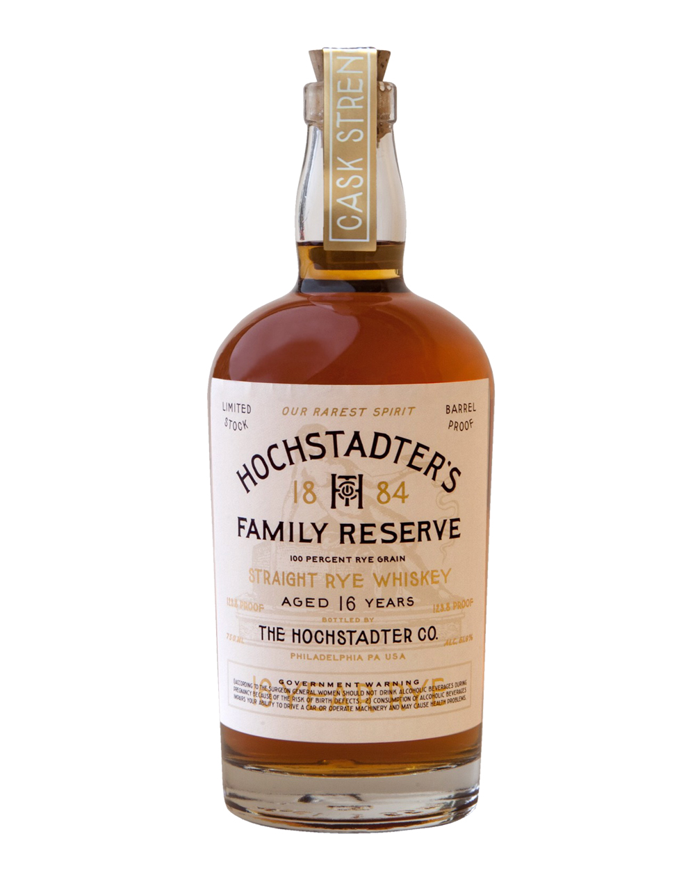 Hochstadter's Family Reserve Rye Whiskey (16 Years Old) Musthave Malts MHM