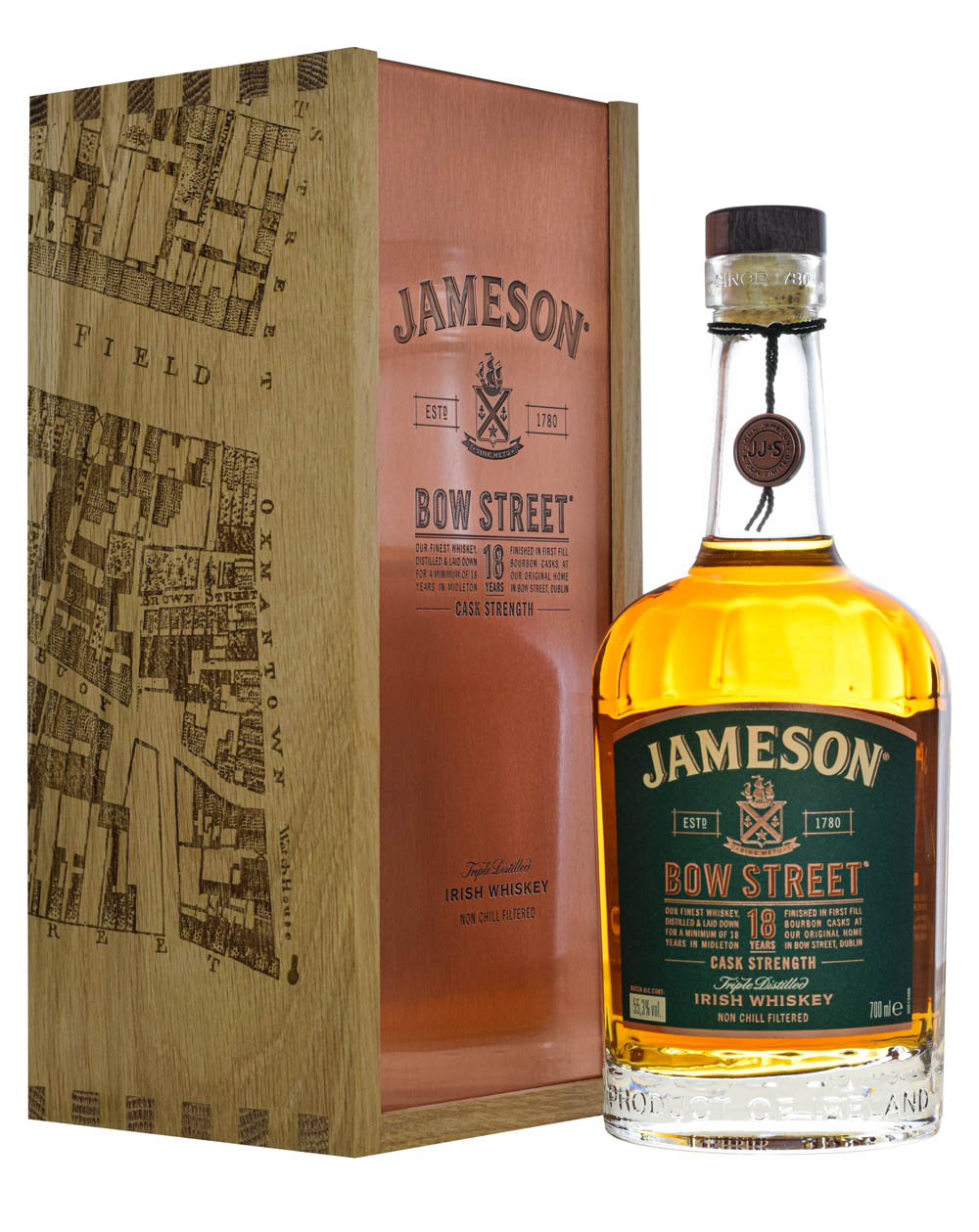 Jameson Bow Street 18 Years Old Box Musthave Malts MHM