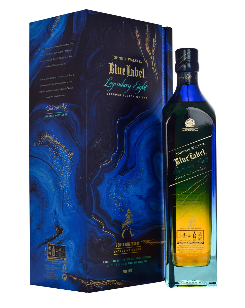 Johnnie Walker Blue Label 200th Anniversary Legendary Eight Box 2 Musthave Malts MHM