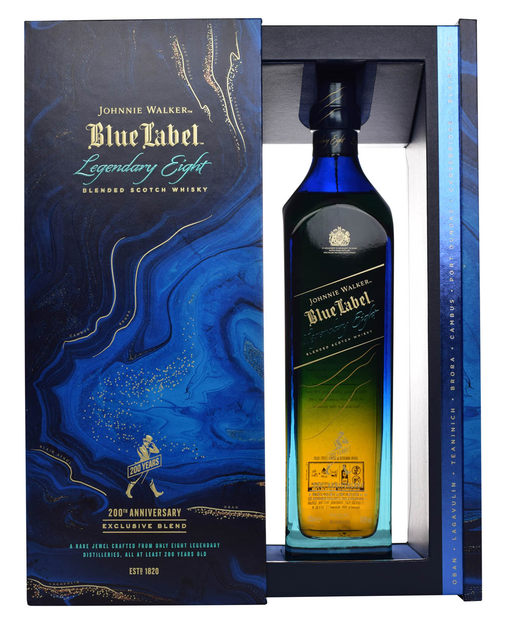 Johnnie Walker Blue Label 200th Anniversary Legendary Eight Box Musthave Malts MHM