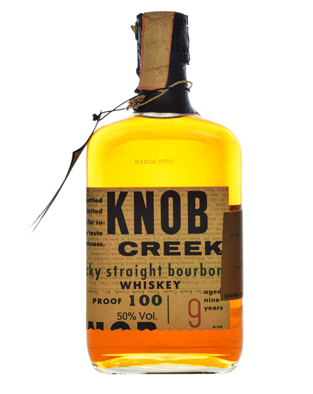 Knob Creek 9 Years Old 100 Proof Front Musthave Malts MHM