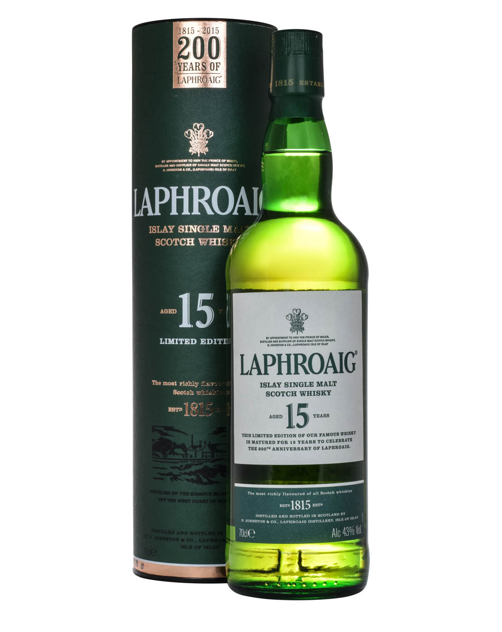 Laphroaig 15 Years Old 200 Years Of Laphroaig Tube Musthave Malts MHM