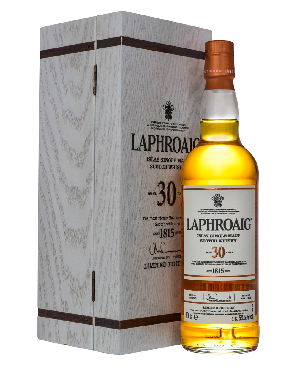 Laphroaig 30 Years Old 2016 Box Musthave Malts MHM