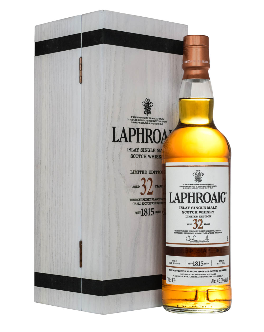 Laphroaig 32 Years Old Cask Strength 2015 Box Musthave Malts MHM