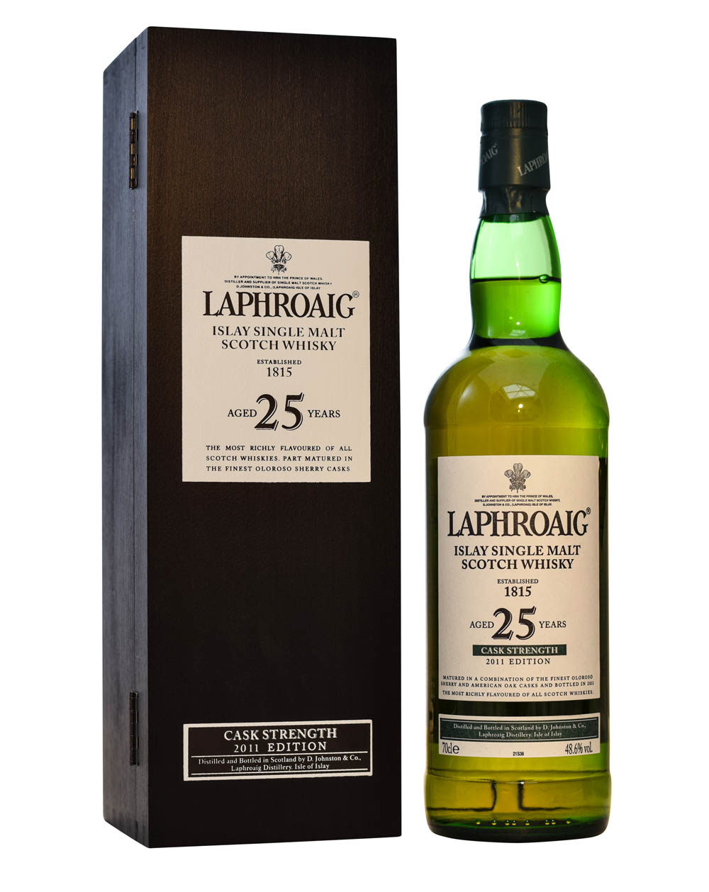Laphroaig Cask Strength 2011 Edition (25 Years Old) - Box Musthave Malts MHM