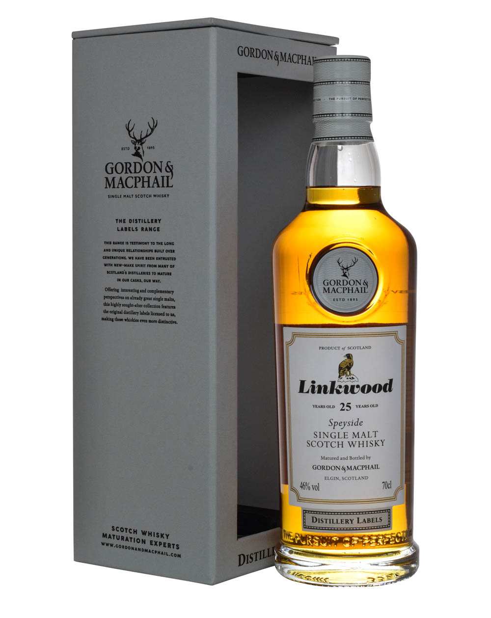 Linkwood 25 Years Old Gordon & Macphail Distillery Labels Box Musthave Malts MHM