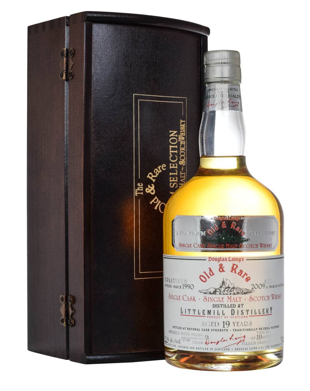 Littlemill 19 Years Old Old & Rare 1990 Box Musthave Malts MHM