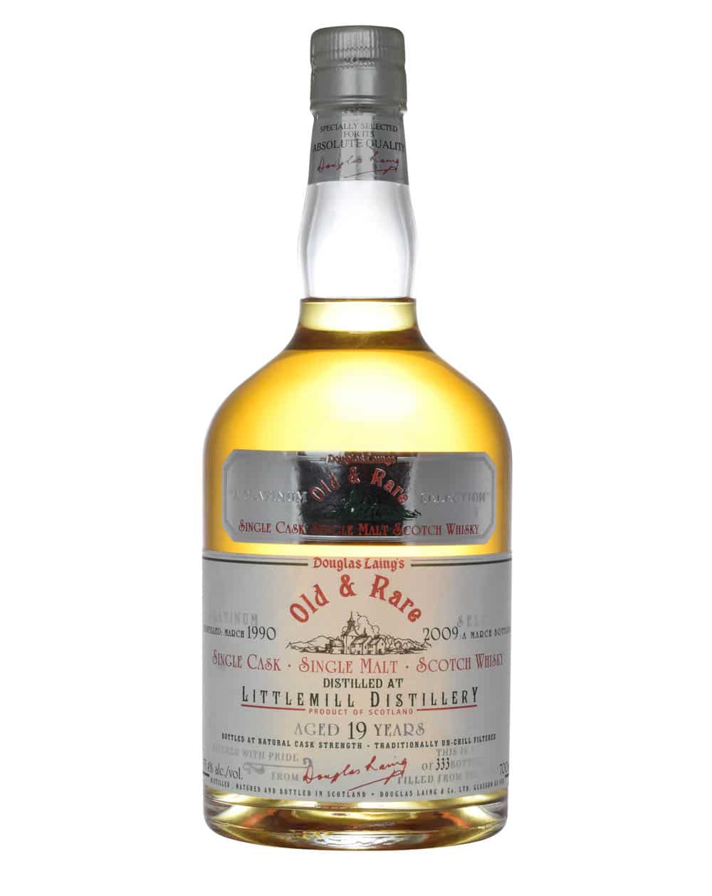 Littlemill 19 Years Old Old & Rare 1990 Musthave Malts MHM