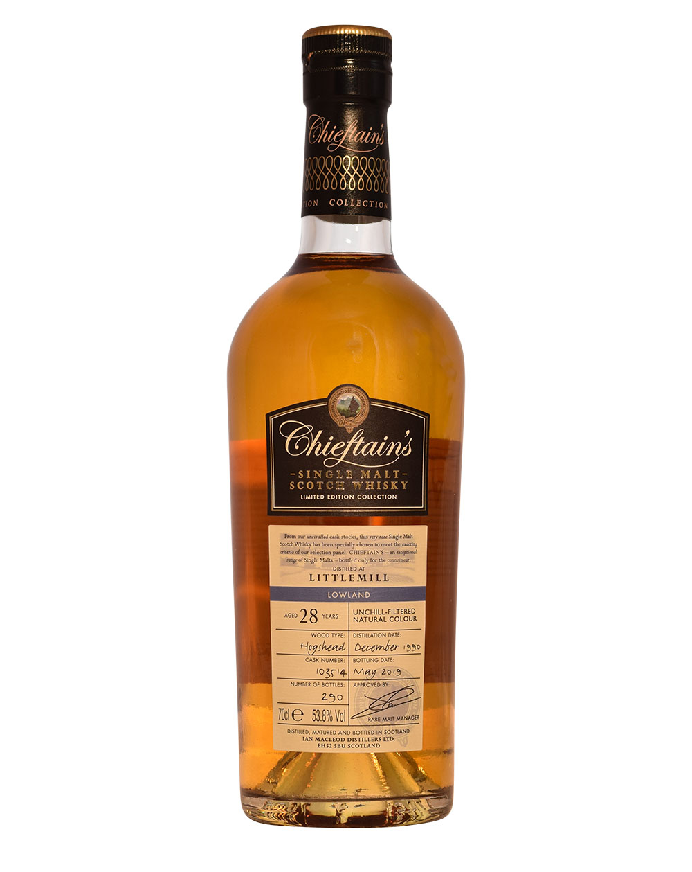Littlemill 1990 Chieftain's (28 Years Old) Musthave Malts MHM