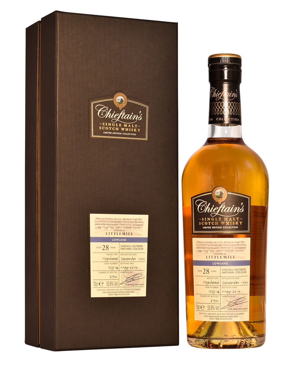 Littlemill 1990 Chieftain's Box (28 Years Old) Musthave Malts MHM