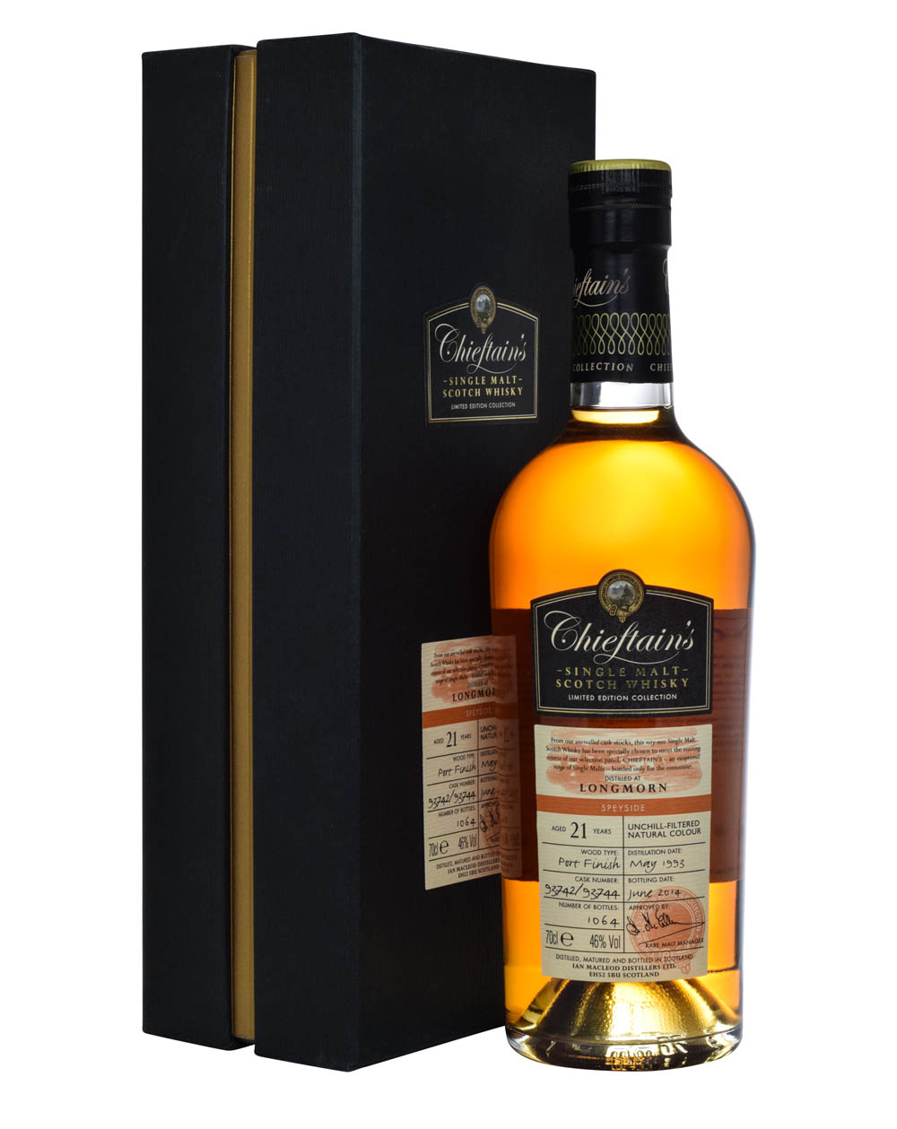 Longmorn 21 Years Old 1993 Chieftain's Box Musthave Malts MHM