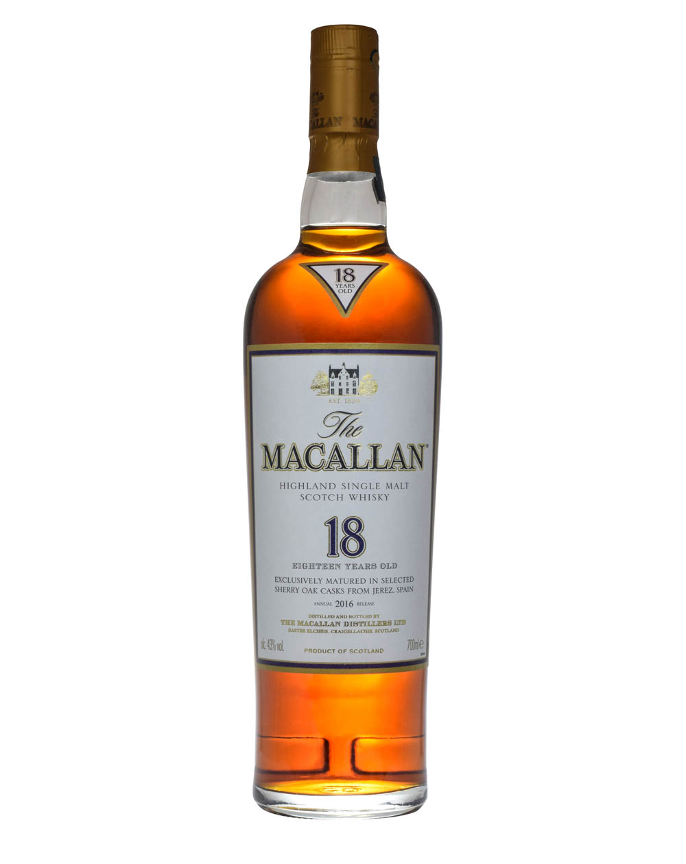 Macallan 18 Years Old Sherry Oak 2016 Musthave Malts MHM